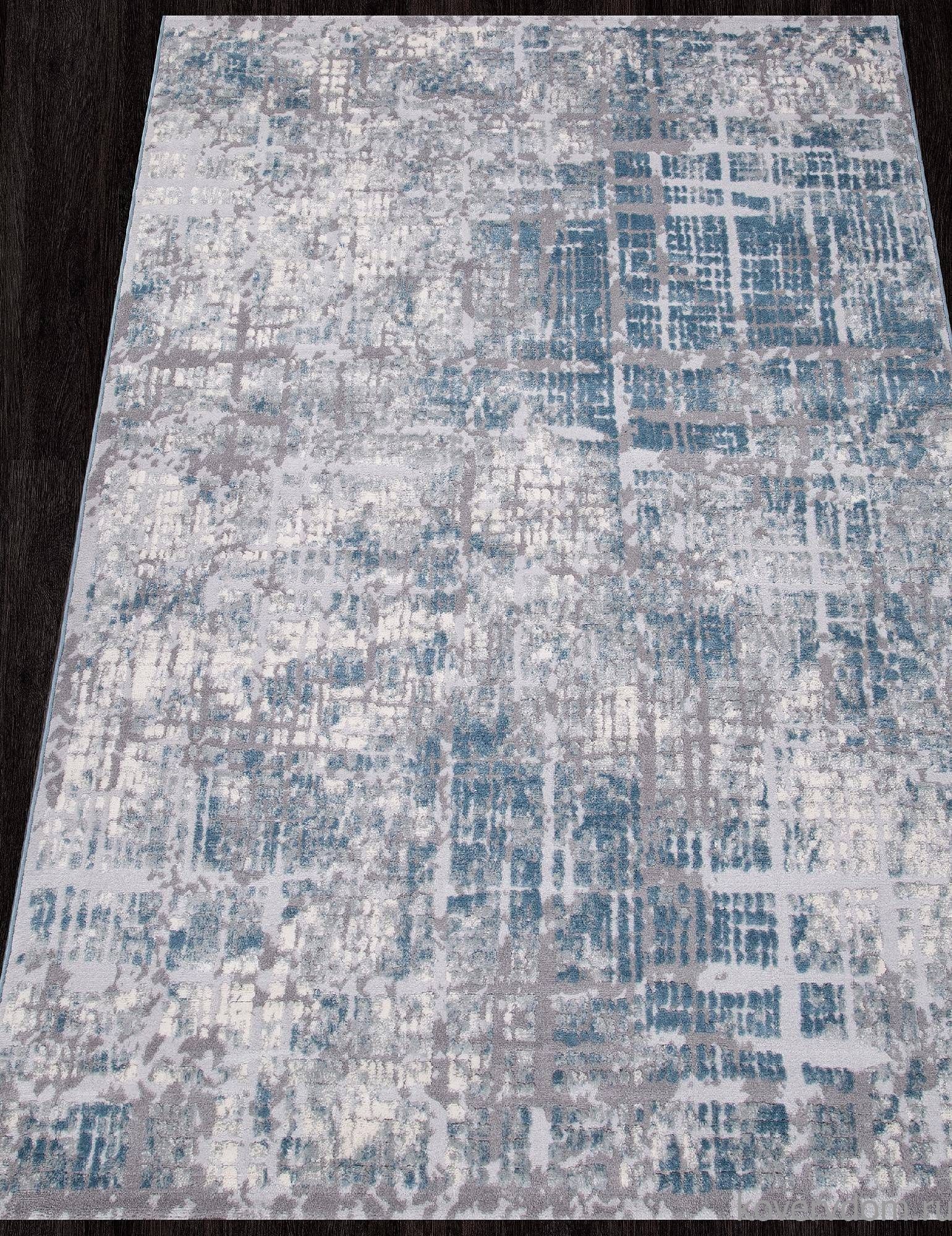 Ковер Valentino V128A D.GREY SHRINK / L.BLUE HEATSET Ковер Valentino V128A D.GREY SHRINK / L.BLUE HEATSET