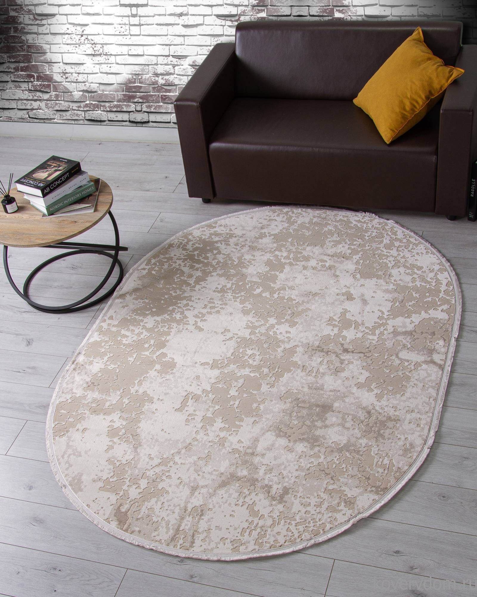 Ковер DOLCE F202 CREAM Овал Ковер DOLCE F202 CREAM Овал