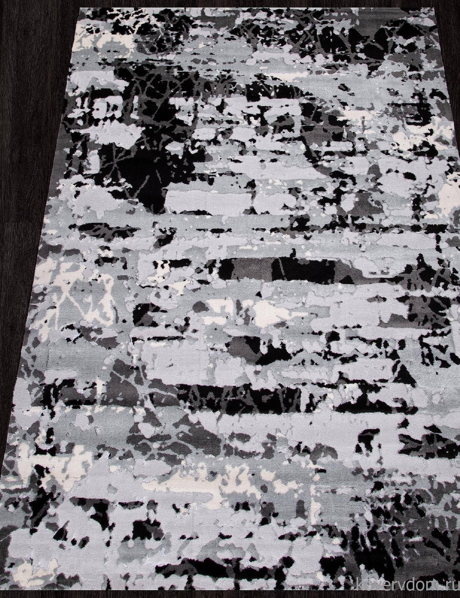 Ковер Valentino Y505A LIGHT GREY SHIRINK / BLACK Ковер Valentino Y505A LIGHT GREY SHIRINK / BLACK