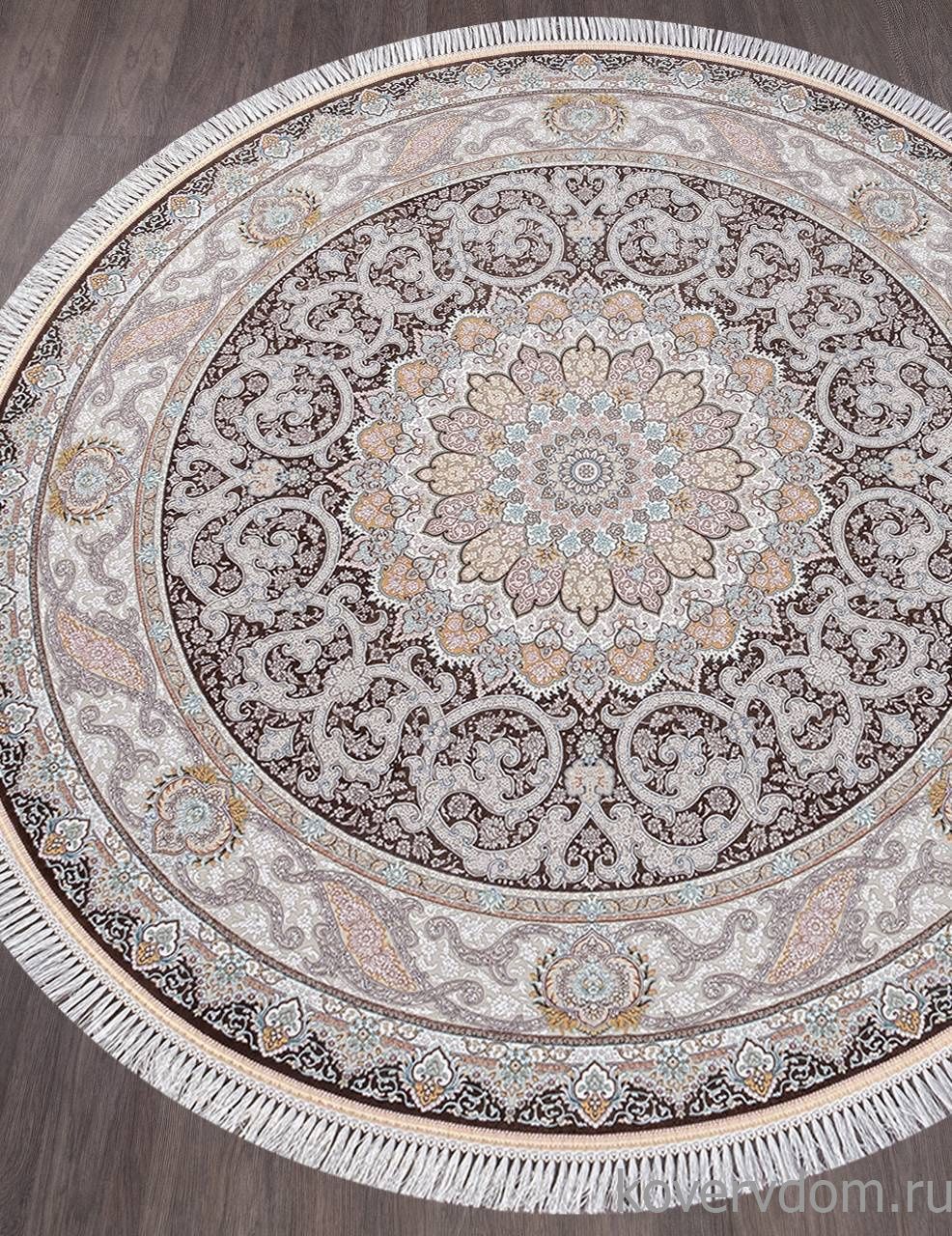 Ковер FARSI 1500 145 BROWN Круг