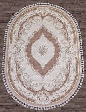 Ковер HUNKAR 7921 BROWN / BROWN Овал