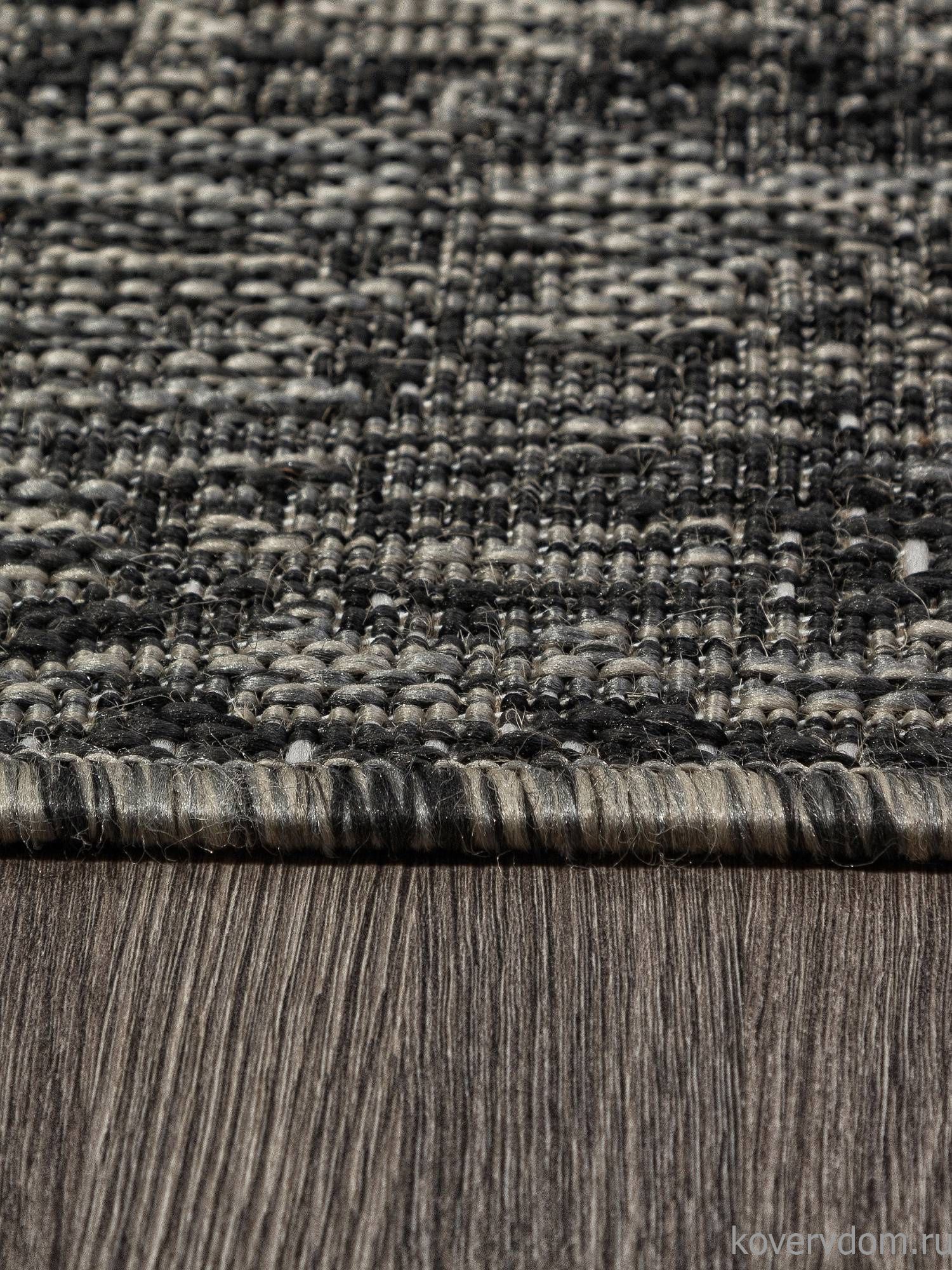 Ковер-циновка KAIR S129 BLACK-GRAY