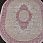 Ковер MOROCCO D764 PINK Овал