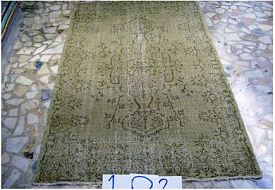 Круглый ковер ручной работы Vintage Look at Me C-102