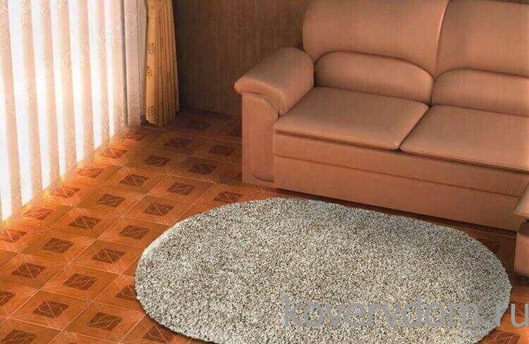 Длинноворсовый шерстяной ковер RHAPSODY 2501 102 ОВАЛ Длинноворсовый шерстяной ковер RHAPSODY 2501 102 ОВАЛ