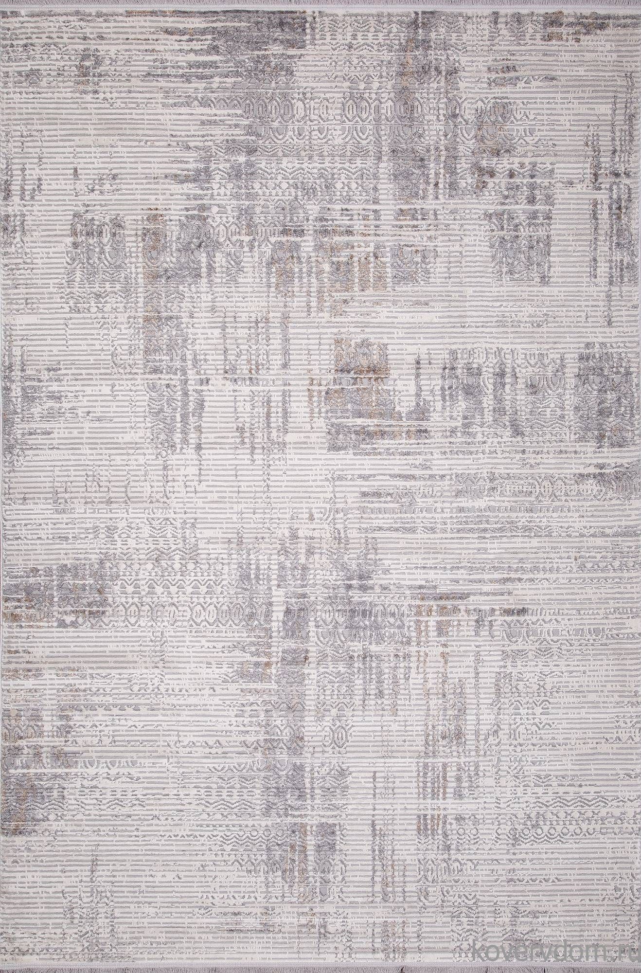 Ковер ALANYA 22403A WHITE / GREY SHR Ковер ALANYA 22403A WHITE / GREY SHR