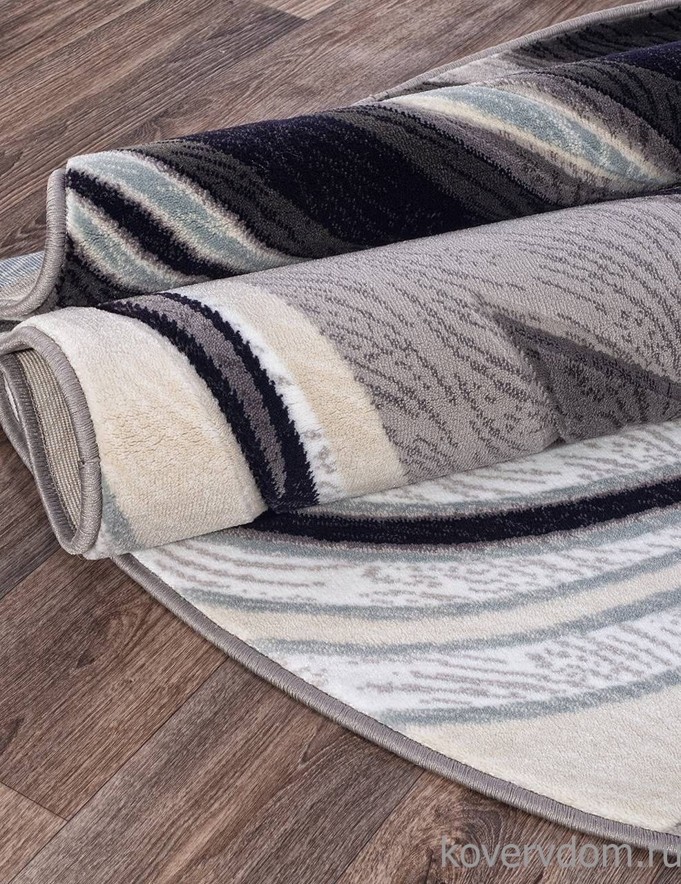 Ковер MEGA CARVING 1385 GRAY Овал Ковер MEGA CARVING 1385 GRAY Овал