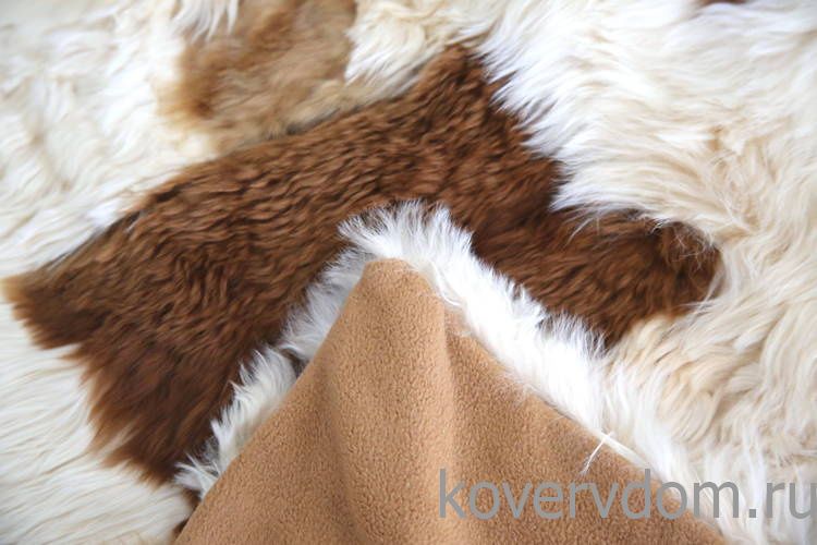 Ковер натуральный из меха Альпаки сури 28