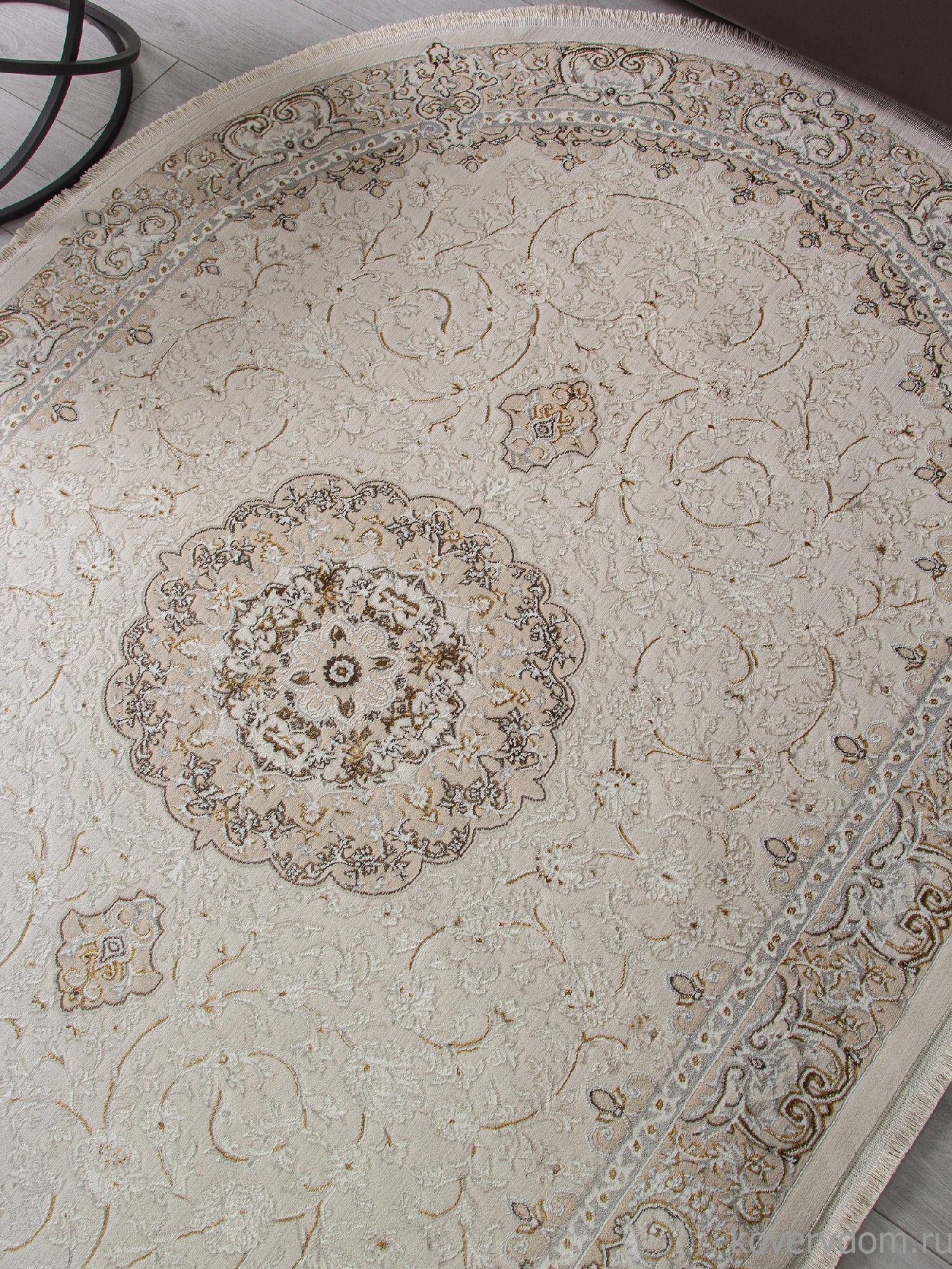 Ковер ZARINA M107A CREAM / CREAM Овал