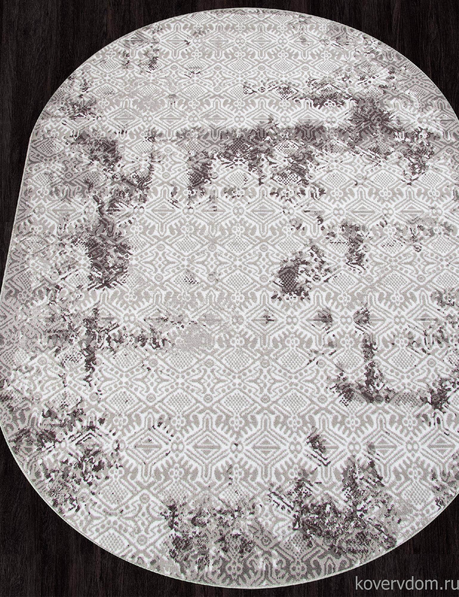 Ковер SILVER F392 GRAY Овал Ковер SILVER F392 GRAY Овал