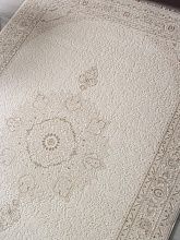 Ковер с бахромой Jasmine 35901B CREAM / CREAM