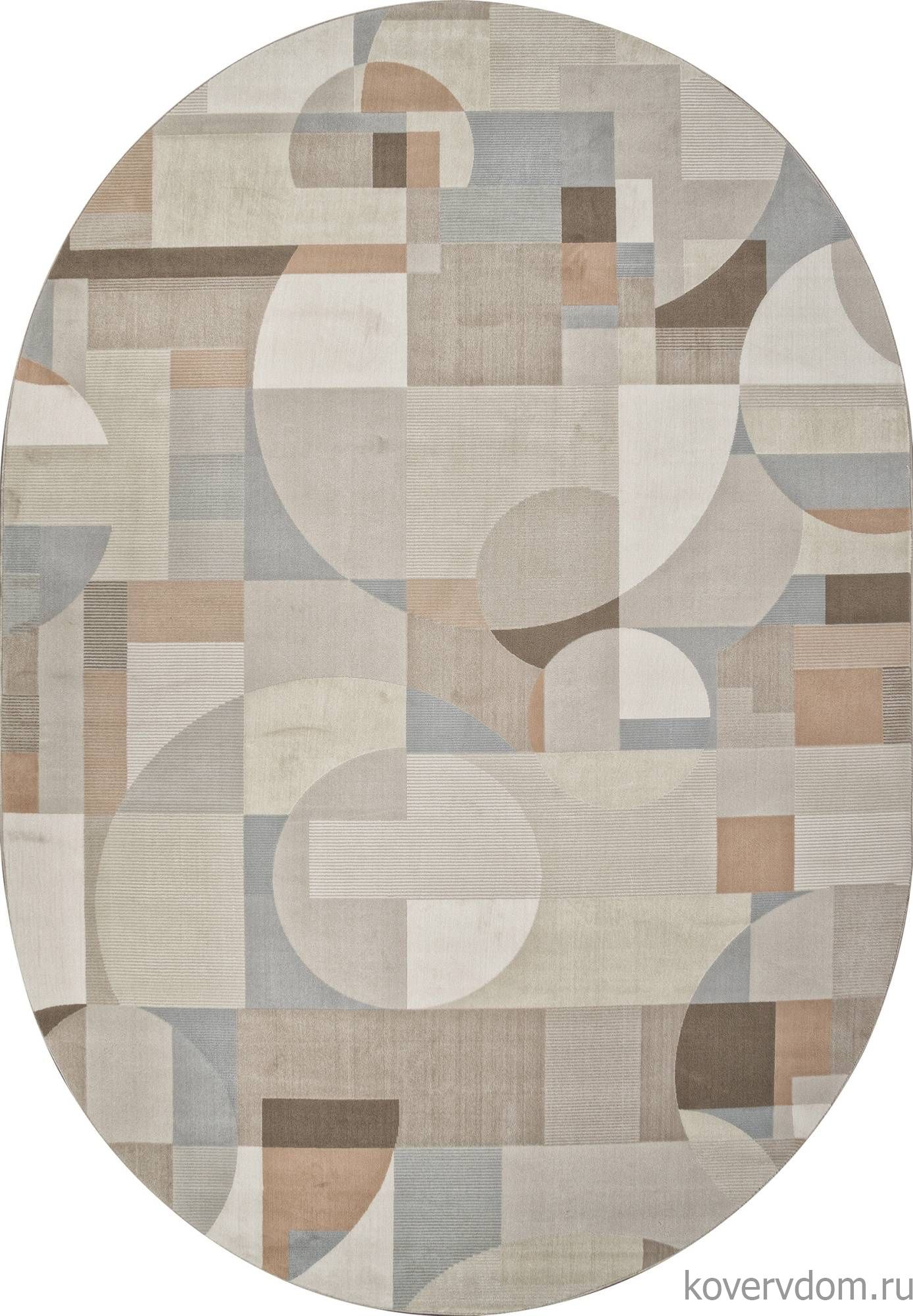 Ковер AFINA F409AF BROWN / PUDRA Овал Ковер AFINA F409AF BROWN / PUDRA Овал