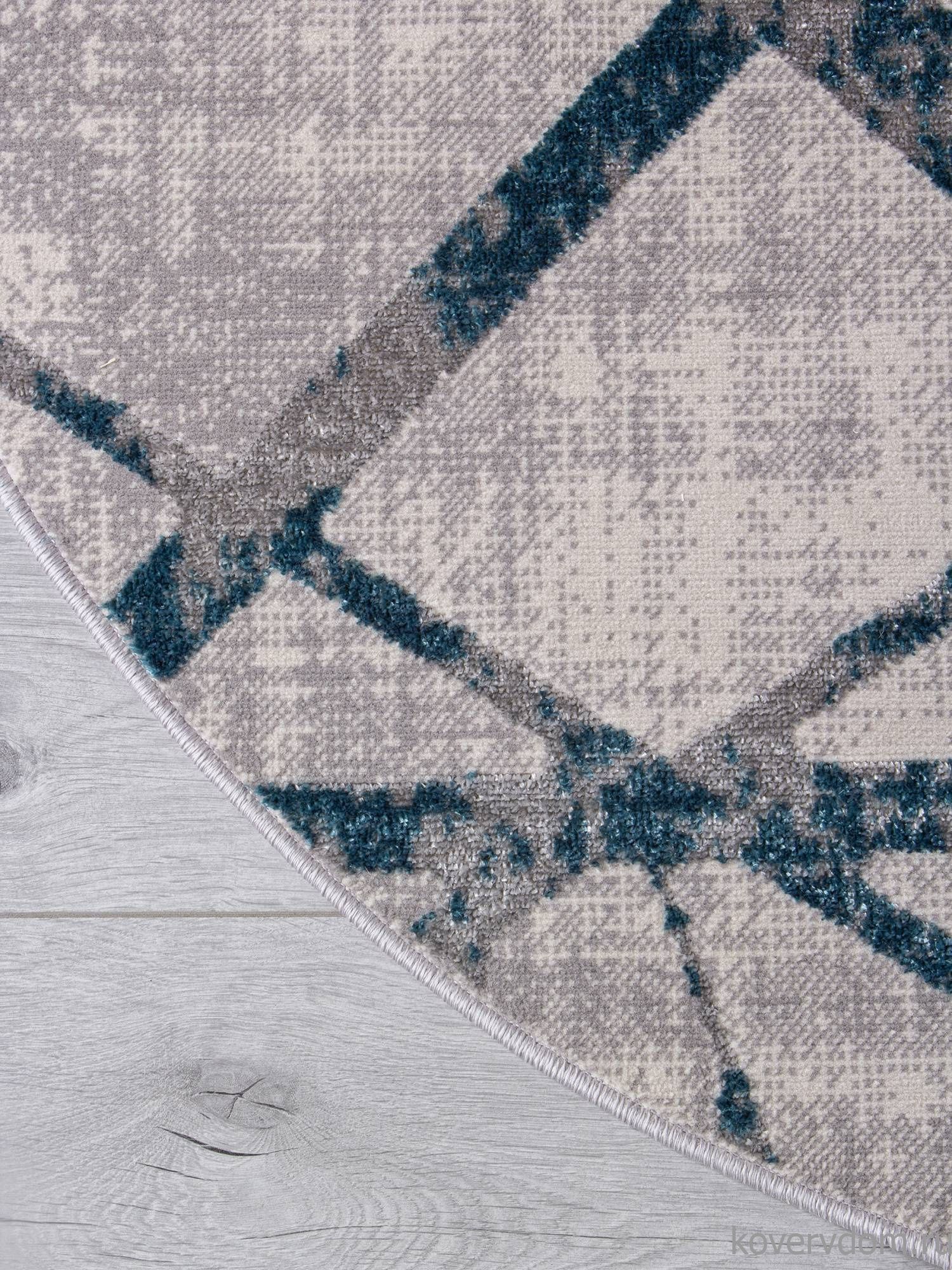 Ковер LIMAN F478 GRAY-BLUE Овал