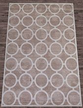 Круглый ковер SIERRA D713 BEIGE-CREAM
