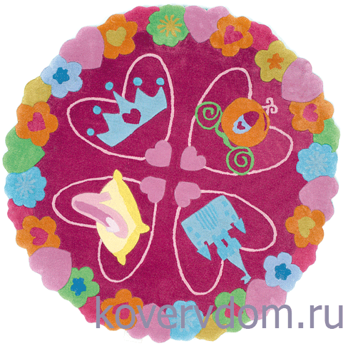 Ковер ручной работы PRINCESS 10477 круг  Ковер ручной работы PRINCESS 10477 круг