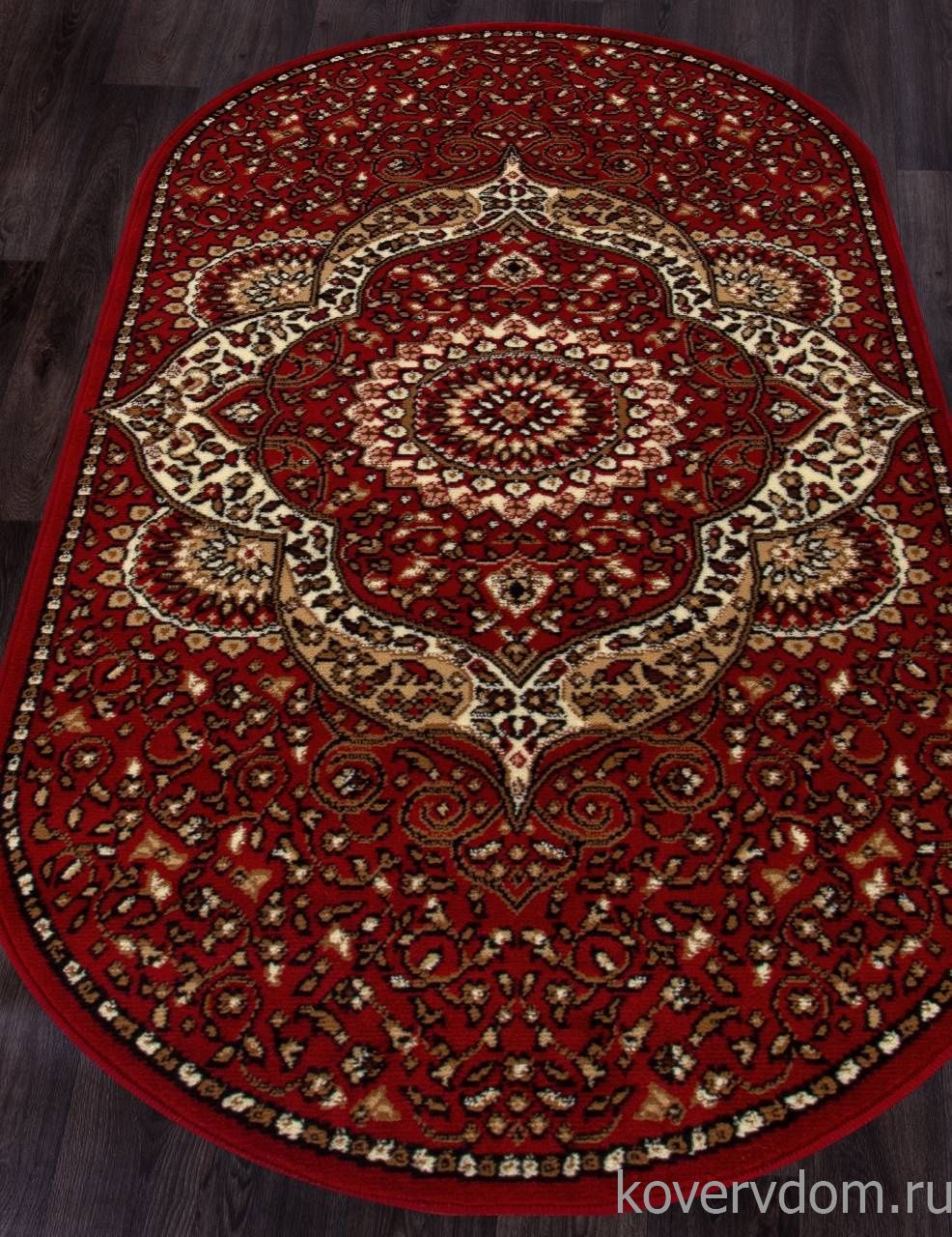 Ковер LAGUNA D505 RED Овал
