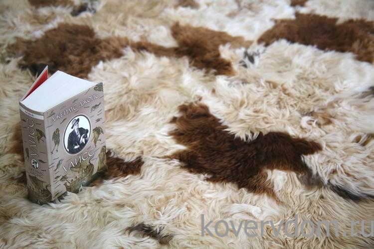 Ковер натуральный из меха Альпаки сури 28