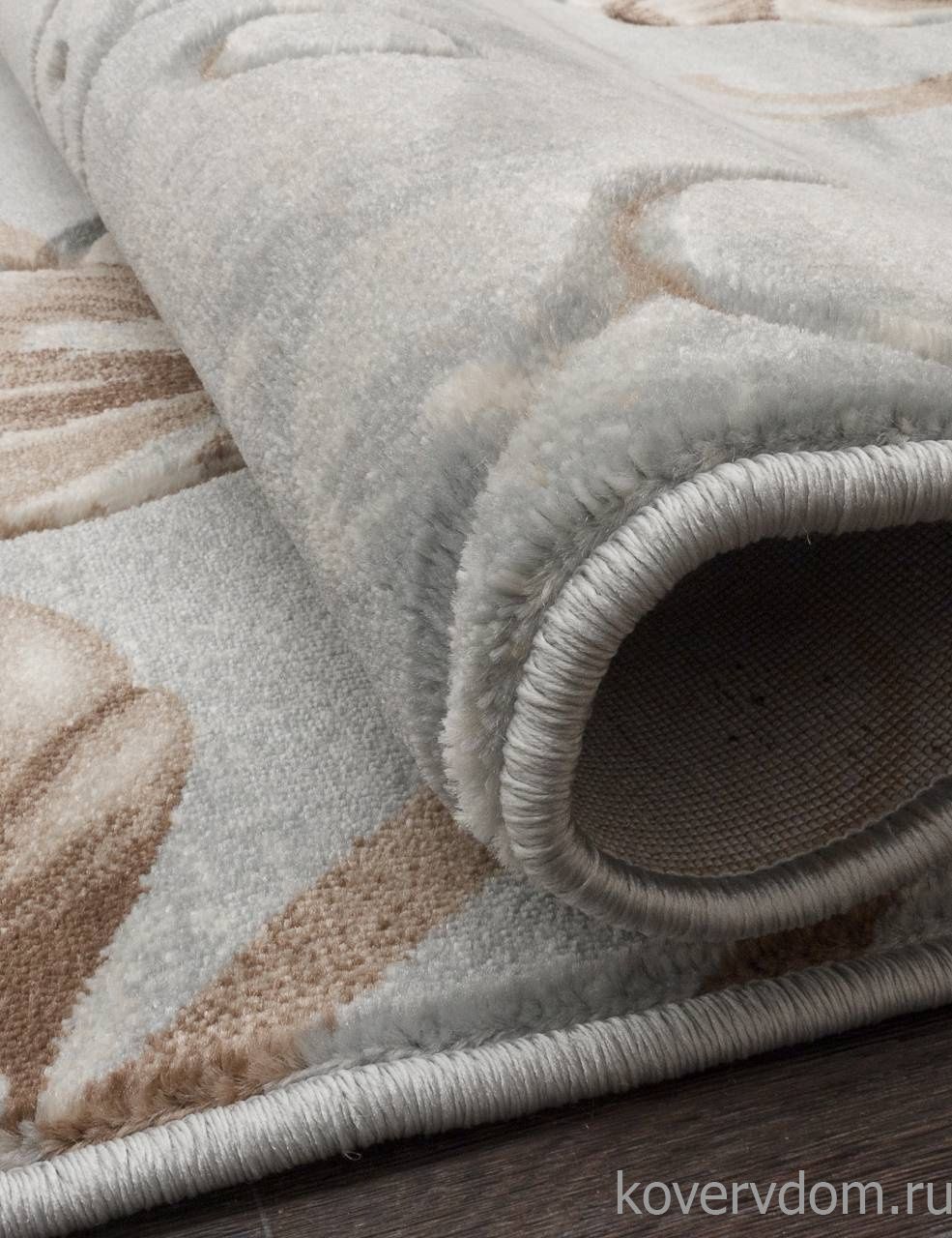 Ковер MEGA CARVING 1059 L.BLUE-BROWN Овал Ковер MEGA CARVING 1059 L.BLUE-BROWN Овал