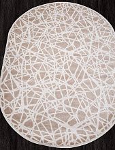 Круглый ковер MIRANDA D967 BEIGE Овал
