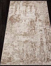 Пушистый овальный ковер SIESTA M027A WHITE / BONE