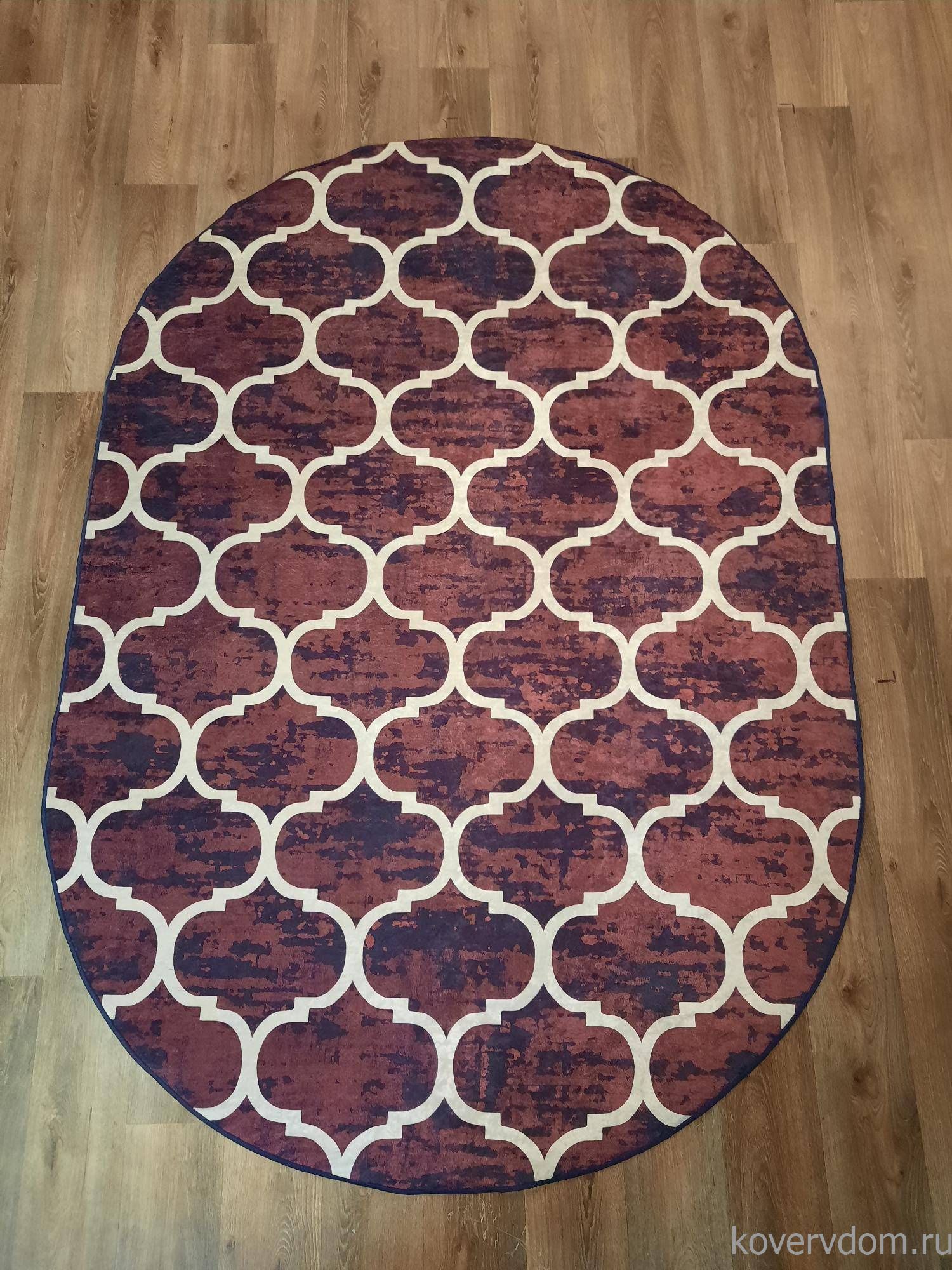 Ковер Decovilla DC-1104 в дизайне Овал Ковер Decovilla DC-1104 в дизайне Овал