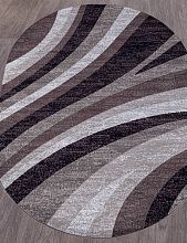 Круглый ковер SILVER d234 GRAY-PURPLE Овал