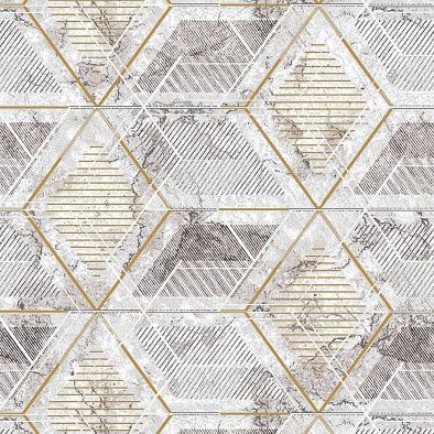 Ковровая Дорожка Рулоны обработанные Принт КАРНИВАЛ Серый