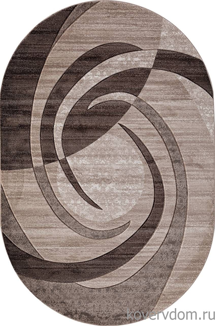 Ковер MEGA CARVING D264 BEIGE Овал Ковер MEGA CARVING D264 BEIGE Овал