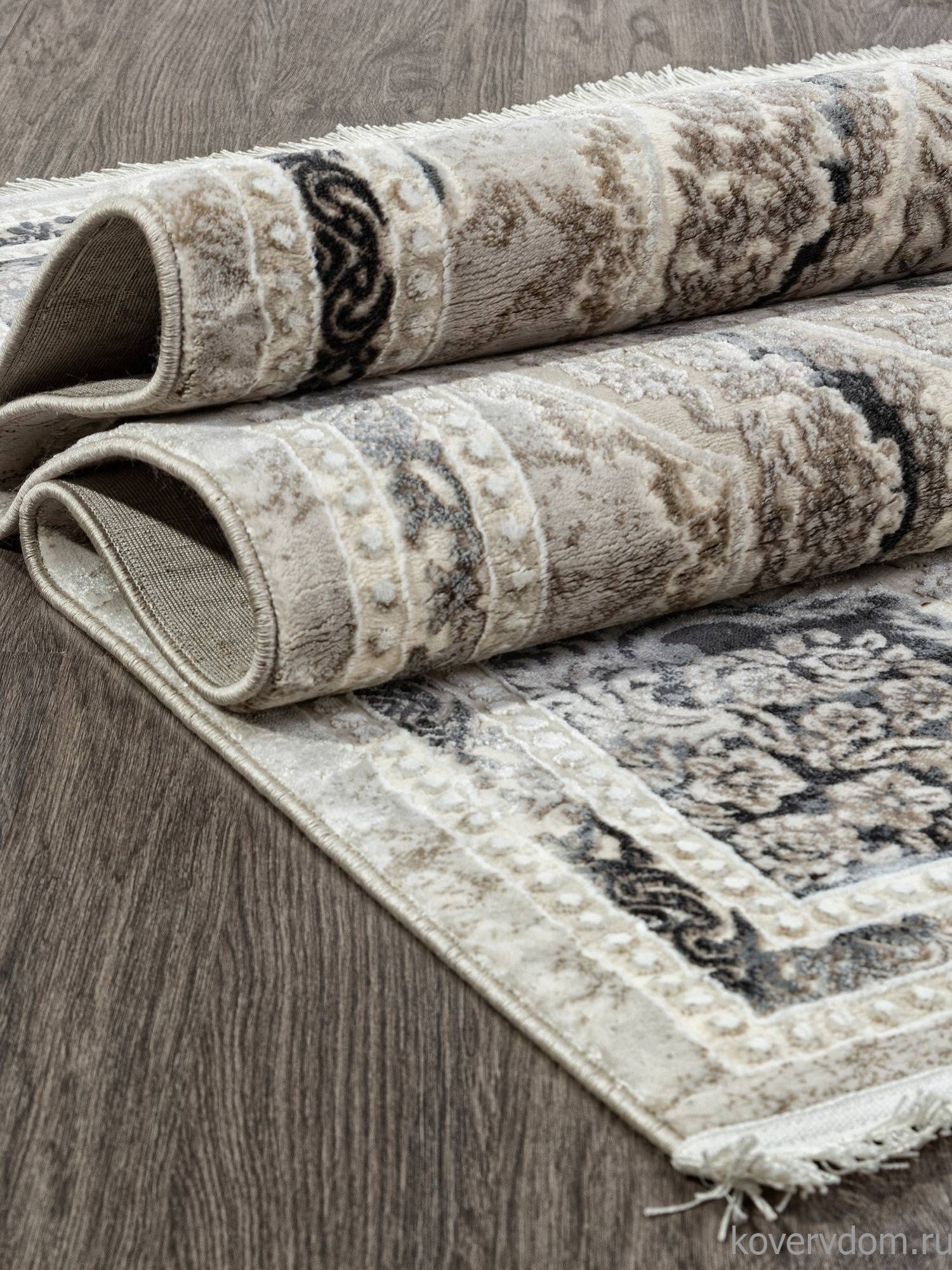 Ковер POMPEI N2044A L.BEIGE / D.GREY